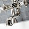 Kingston Brass KS228PN Deck Mount Clawfoot Tub Faucet with Hand Shower, Polished Nickel KS228PN - alternate 6